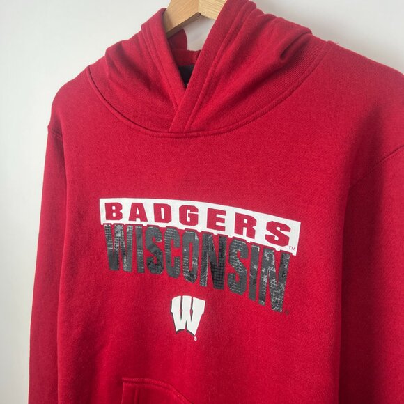 Wisconsin Badgers Collegiate Pullover Hoodie - Picture 2 of 4